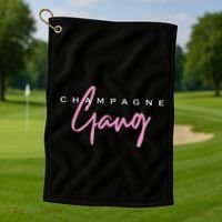 Champagne Gang Golf Towel thumb 1