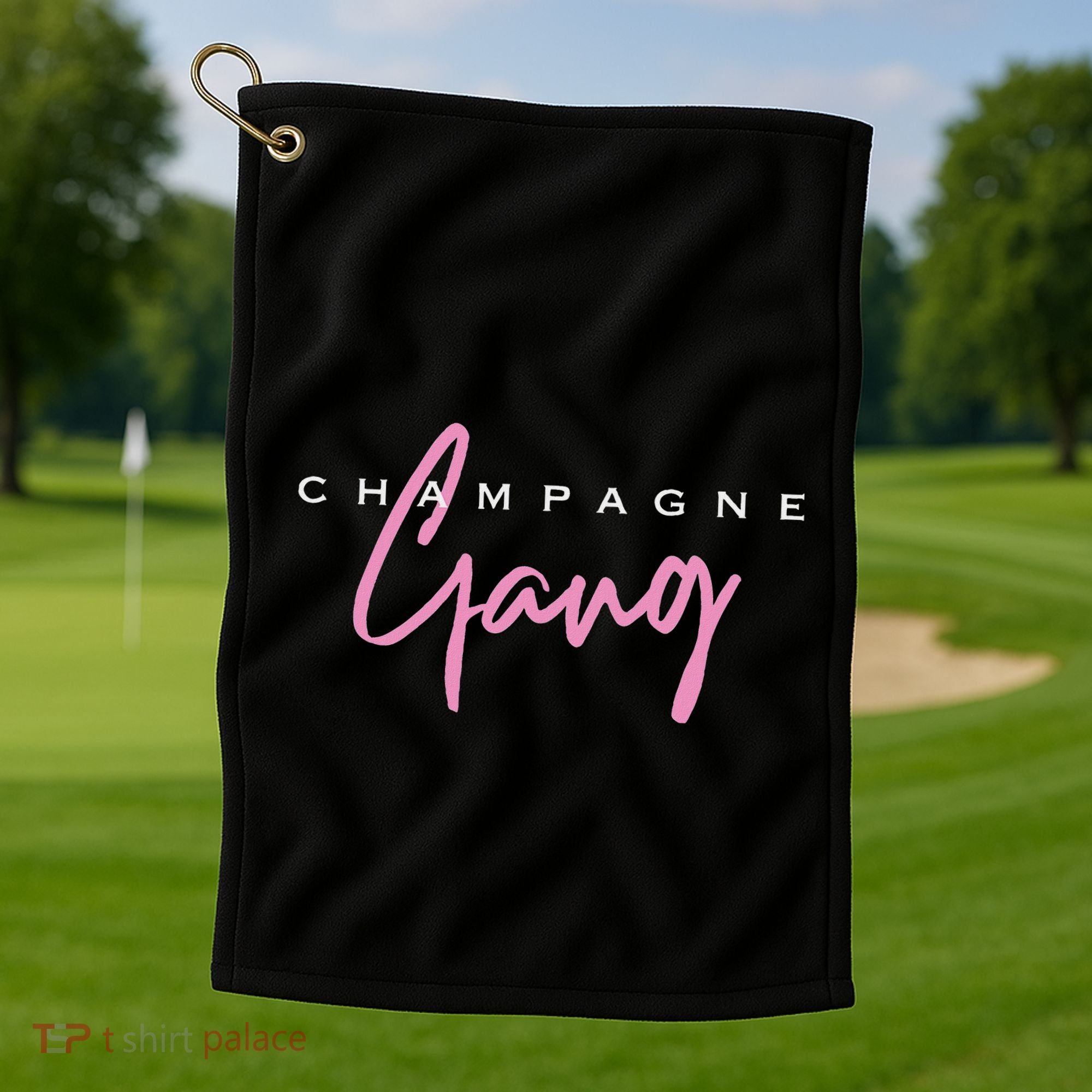 Champagne Gang Golf Towel