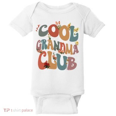 Cool Grandma Club Baby Bodysuit