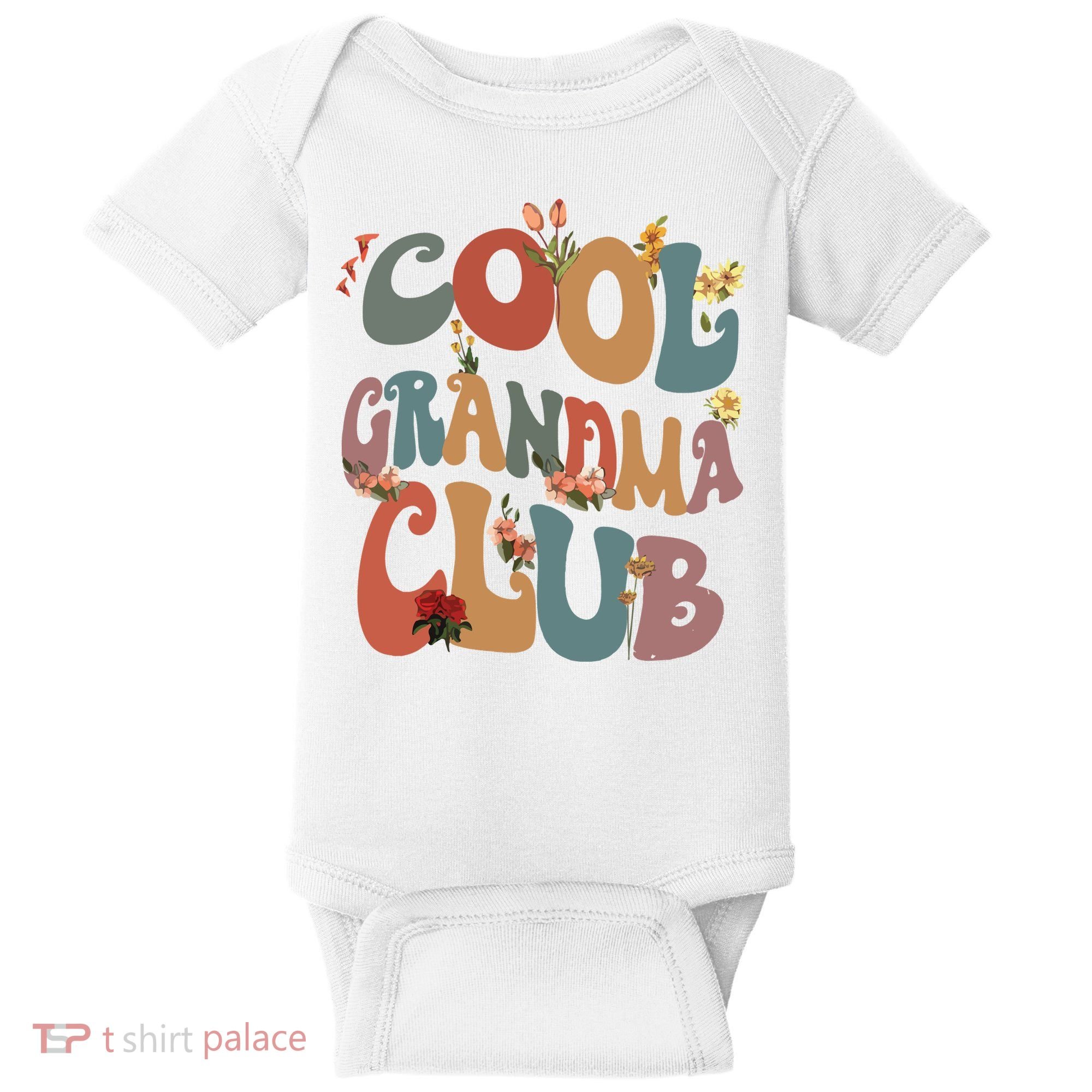 Cool Grandma Club Baby Bodysuit