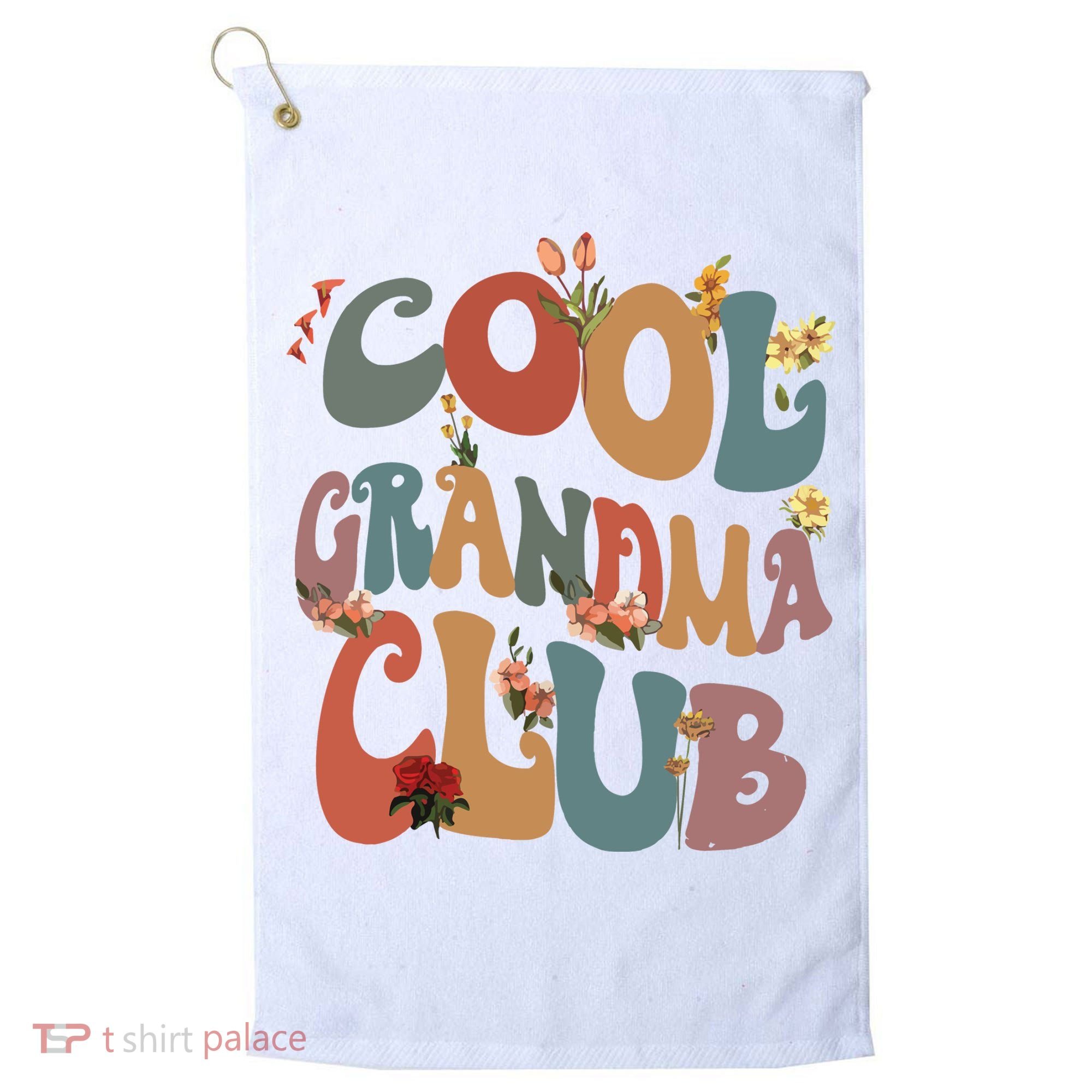 Cool Grandma Club Golf Towel