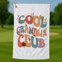 Cool Grandma Club Golf Towel thumb 1