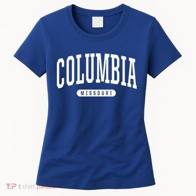 Columbia Gift College University Style Mo Usa Women's T-Shirt