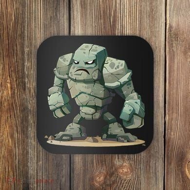 Cool Golem Costume Coaster