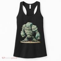 Cool Golem Costume Women's Tank Top thumb 0