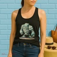Cool Golem Costume Women's Tank Top thumb 2