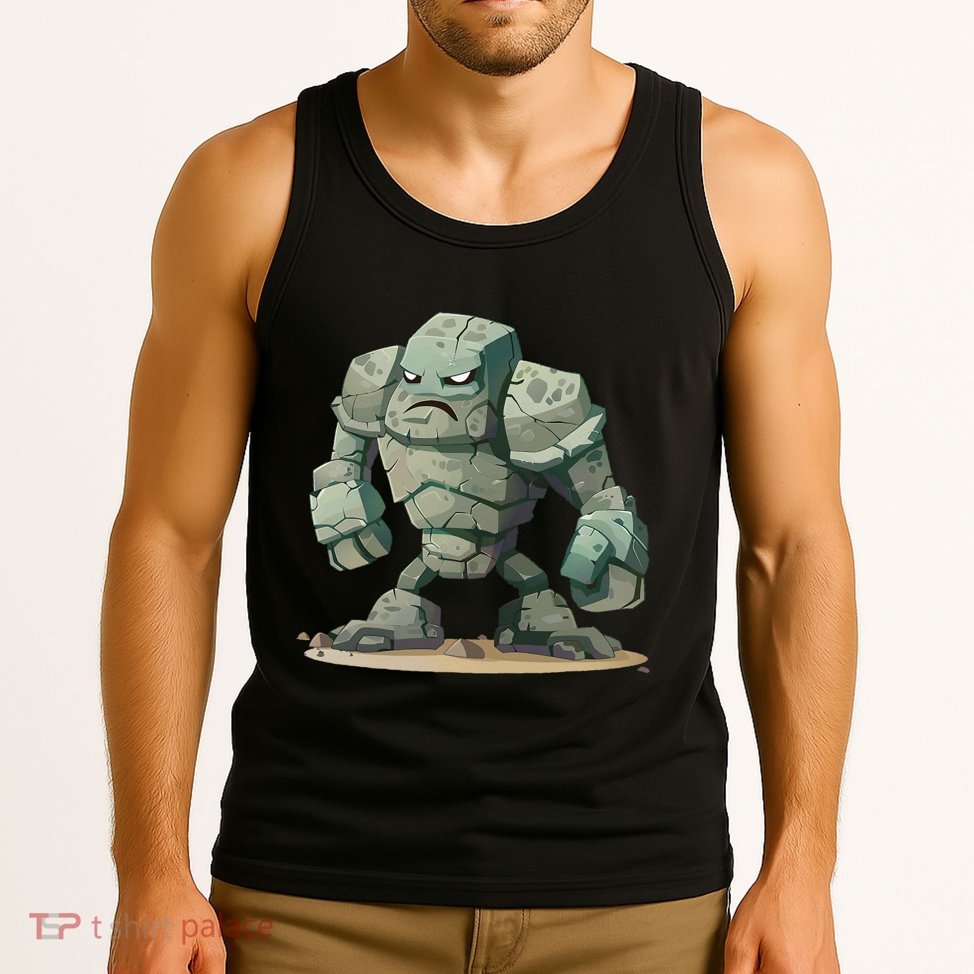 Cool Golem Costume Tank Top