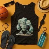 Cool Golem Costume Tank Top thumb 4