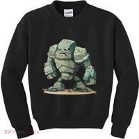 Cool Golem Costume Kids Sweatshirt thumb 0