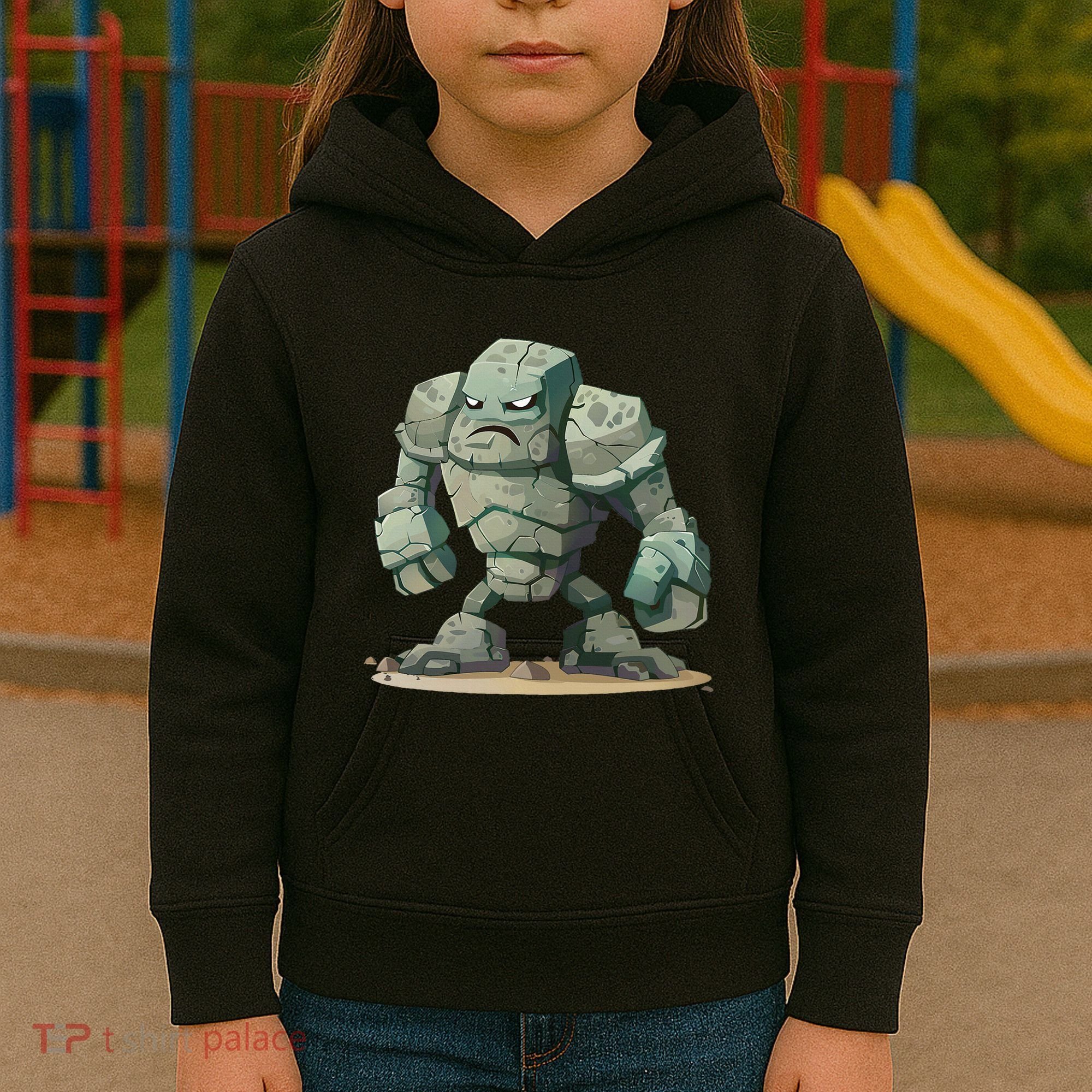 Cool Golem Costume Kids Hoodie