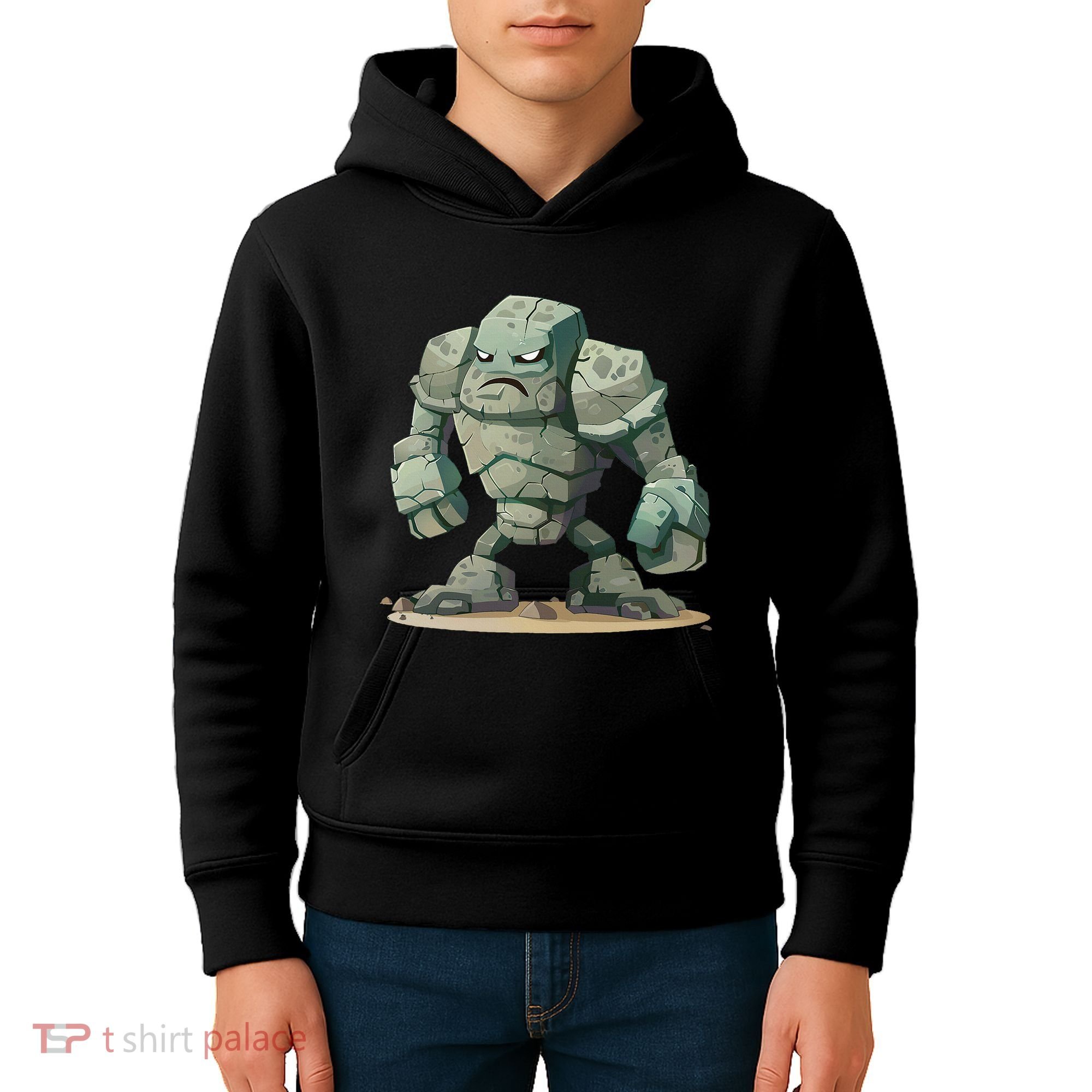 Cool Golem Costume Kids Hoodie