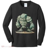 Cool Golem Costume Kids Long Sleeve Shirt thumb 0