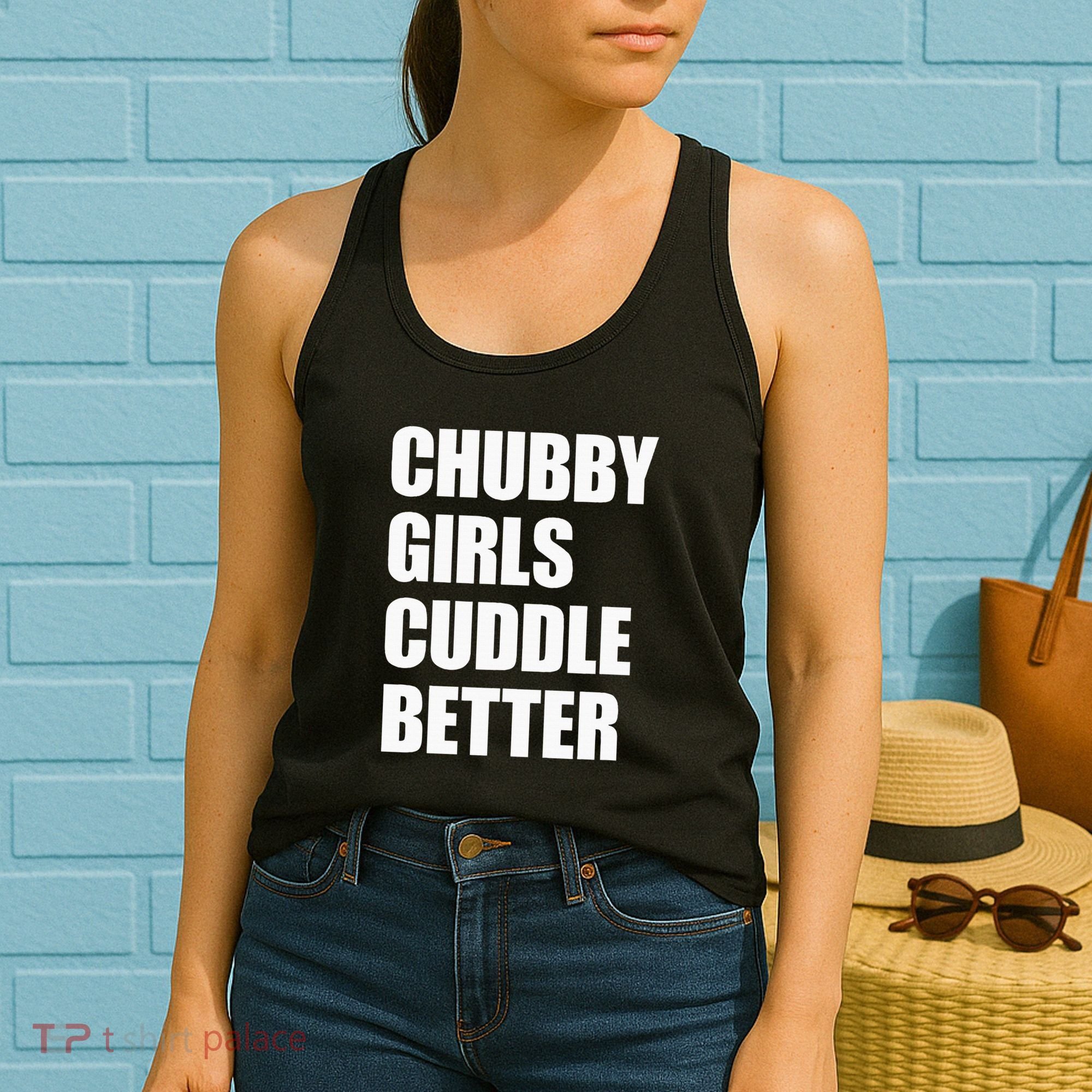 Chubby Girl Cuddle Better Women's Tank Top