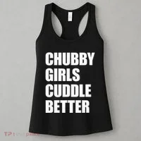 Chubby Girl Cuddle Better Women's Tank Top thumb 3