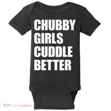 Chubby Girl Cuddle Better Baby Bodysuit