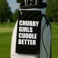 Chubby Girl Cuddle Better Golf Towel thumb 2