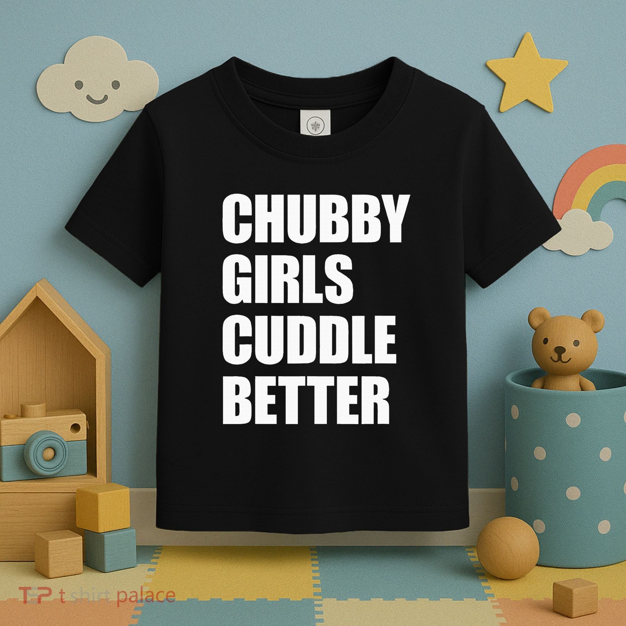 Chubby Girl Cuddle Better Toddler T-Shirt