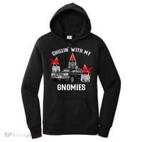 Christmas Gnomes Chillin With My Gnomies Homies Chillin Gift Women's Hoodie thumb 0