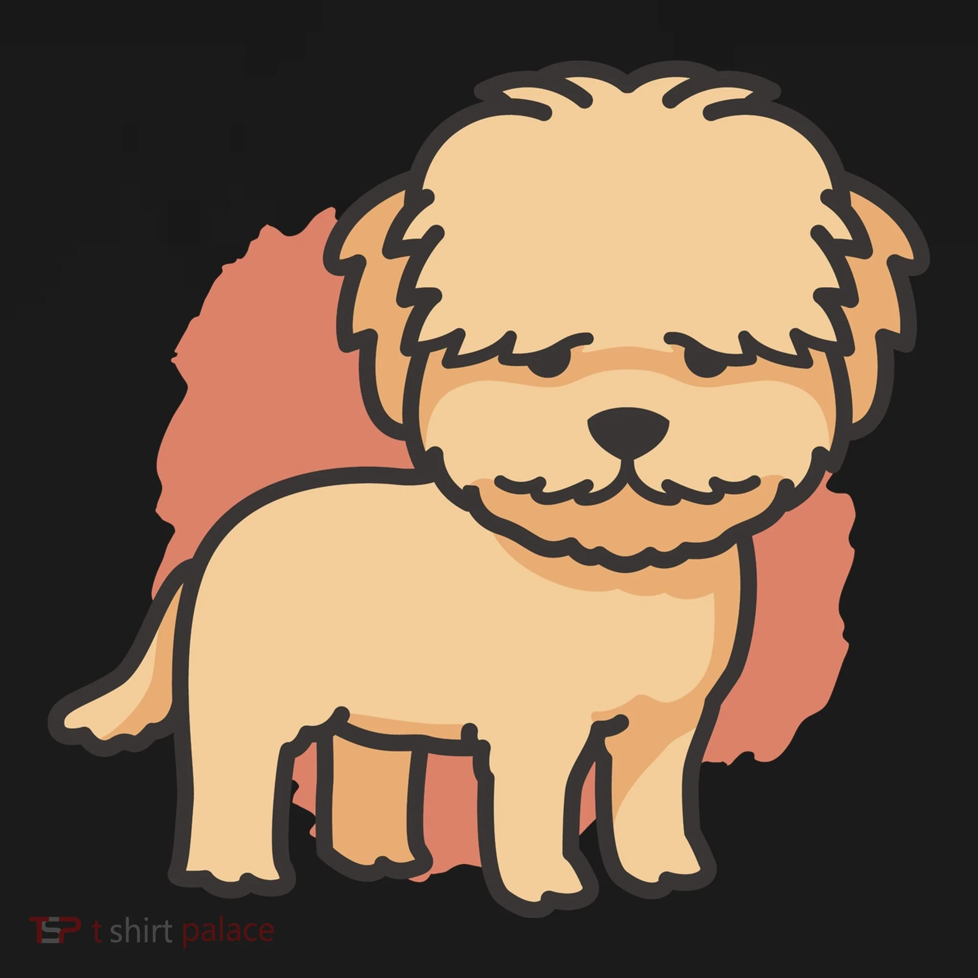 Cute Goldendoodle Dog Doggie Tank