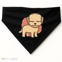 Cute Goldendoodle Dog USA-Made Doggie Bandana thumb 0