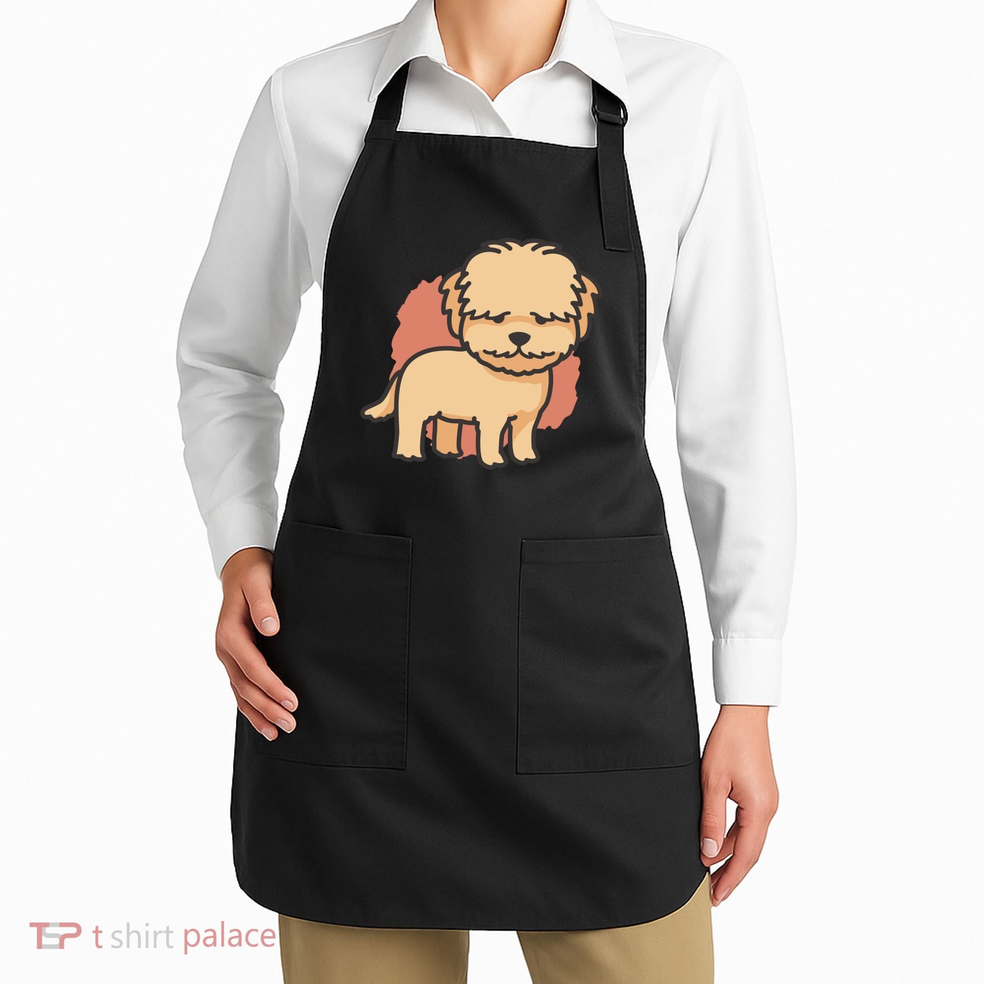 Cute Goldendoodle Dog Apron
