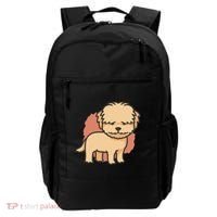 Cute Goldendoodle Dog Backpack thumb 0