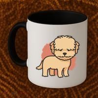 Cute Goldendoodle Dog Coffee Mug thumb 2