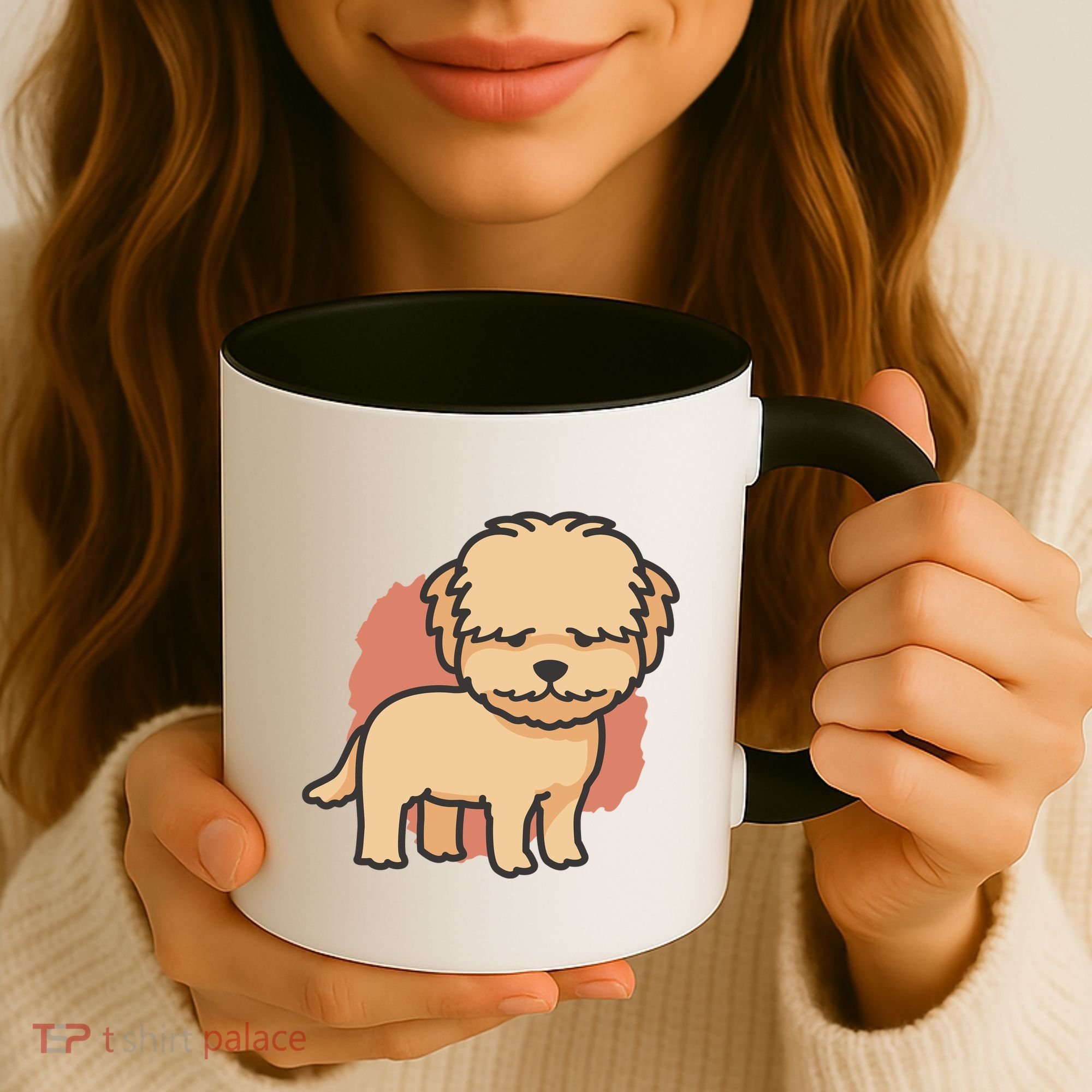Cute Goldendoodle Dog Coffee Mug