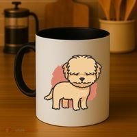 Cute Goldendoodle Dog Coffee Mug thumb 4