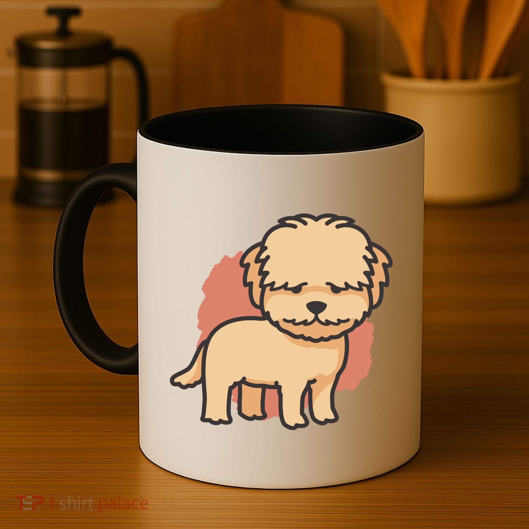 Cute Goldendoodle Dog Coffee Mug