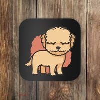 Cute Goldendoodle Dog Coaster thumb 0