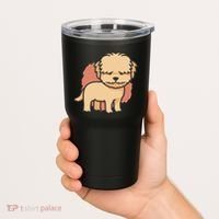 Cute Goldendoodle Dog Tumbler thumb 2