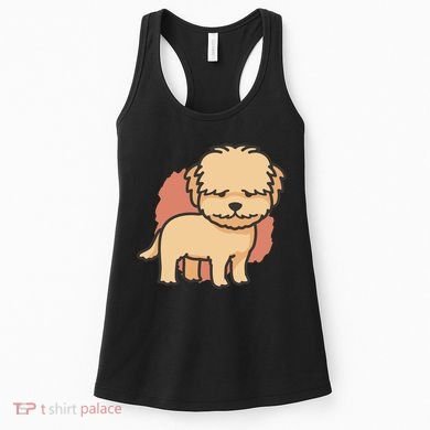 Cute Goldendoodle Dog Women's Tank Top
