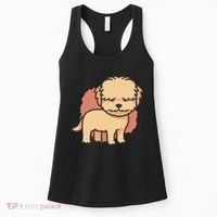 Cute Goldendoodle Dog Women's Tank Top thumb 0