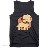 Cute Goldendoodle Dog Tank Top thumb 0