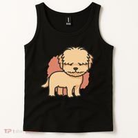 Cute Goldendoodle Dog Tank Top thumb 2