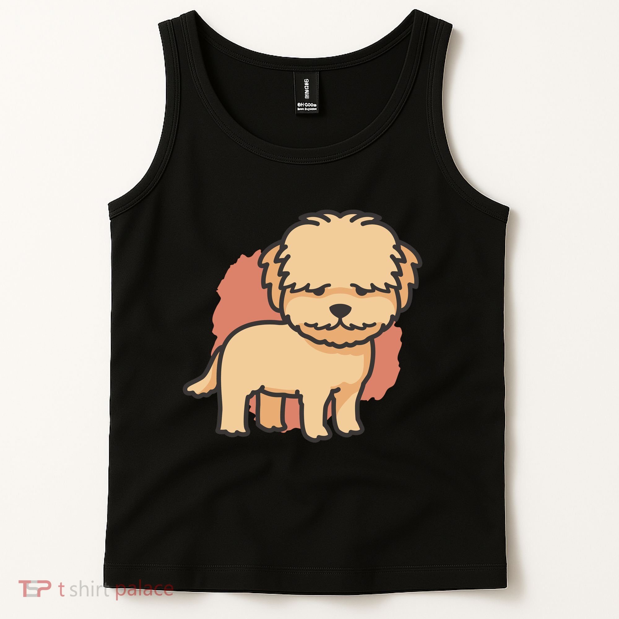 Cute Goldendoodle Dog Tank Top