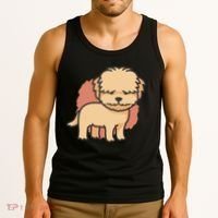 Cute Goldendoodle Dog Tank Top thumb 3