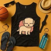 Cute Goldendoodle Dog Tank Top thumb 4