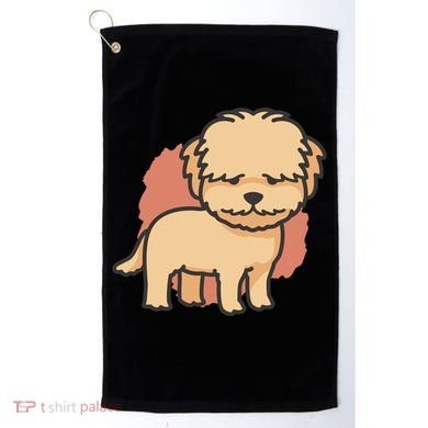 Cute Goldendoodle Dog Golf Towel