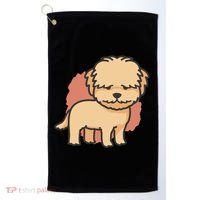 Cute Goldendoodle Dog Golf Towel thumb 0