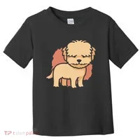 Cute Goldendoodle Dog Toddler T-Shirt thumb 0