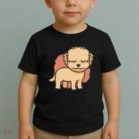 Cute Goldendoodle Dog Toddler T-Shirt thumb 2