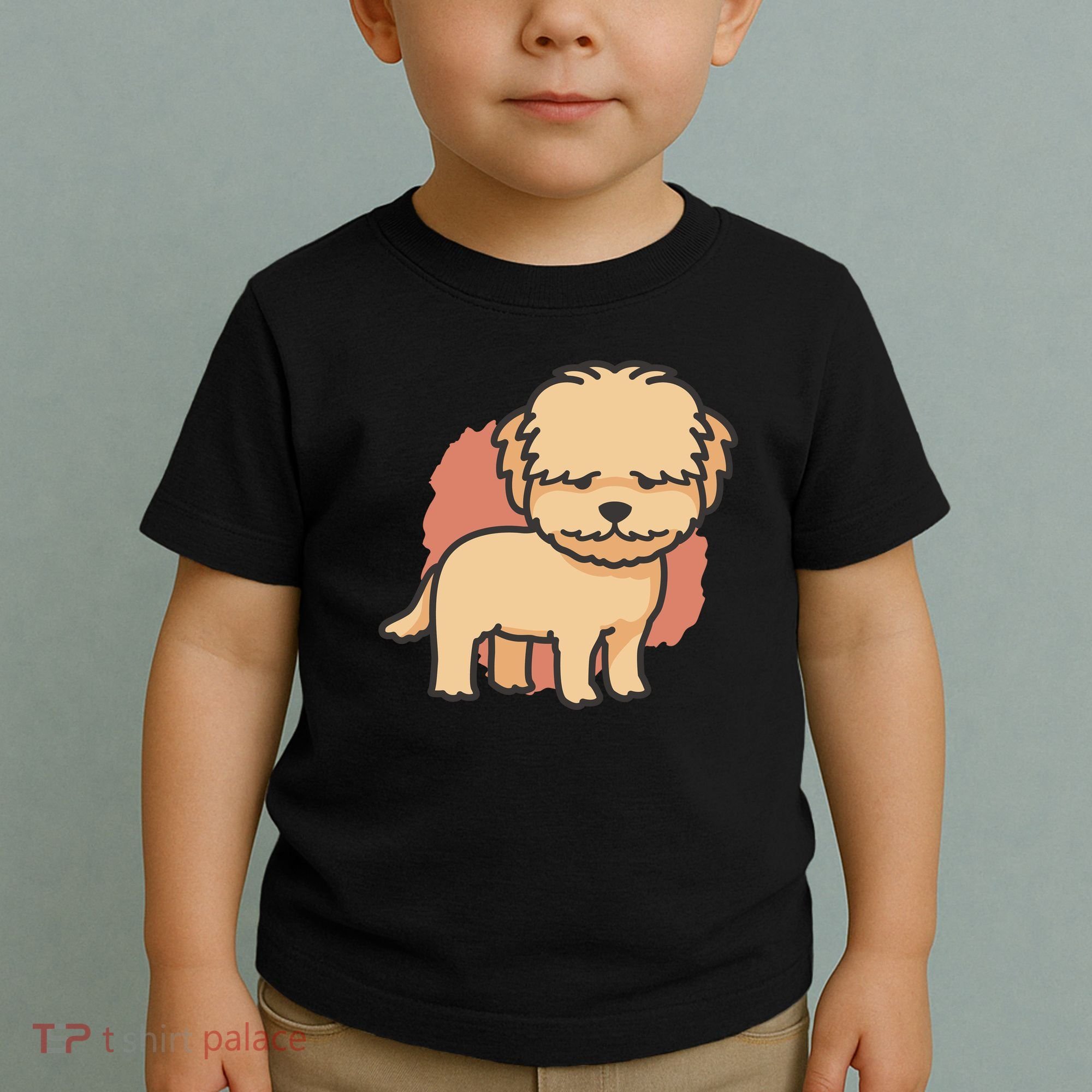 Cute Goldendoodle Dog Toddler T-Shirt