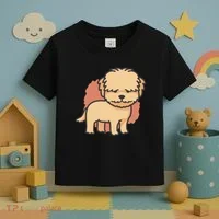 Cute Goldendoodle Dog Toddler T-Shirt thumb 3