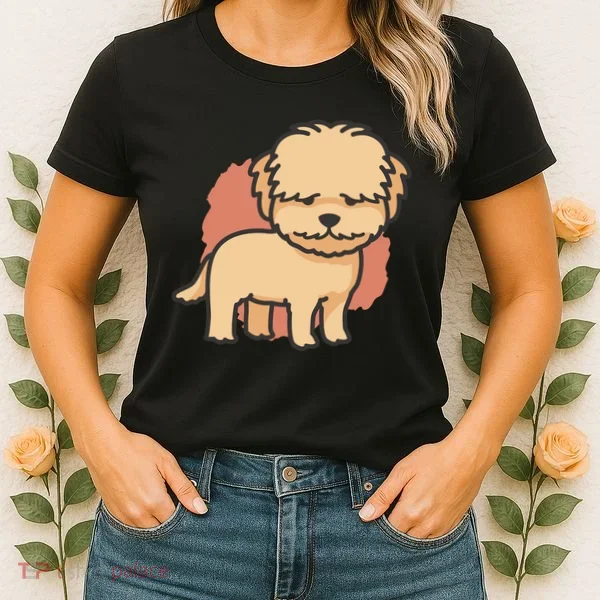 Cute Goldendoodle Dog Women's T-Shirt