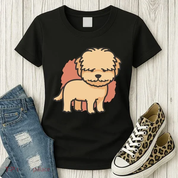 Cute Goldendoodle Dog Women's T-Shirt