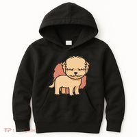 Cute Goldendoodle Dog Kids Hoodie thumb 0