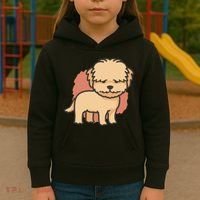 Cute Goldendoodle Dog Kids Hoodie thumb 3