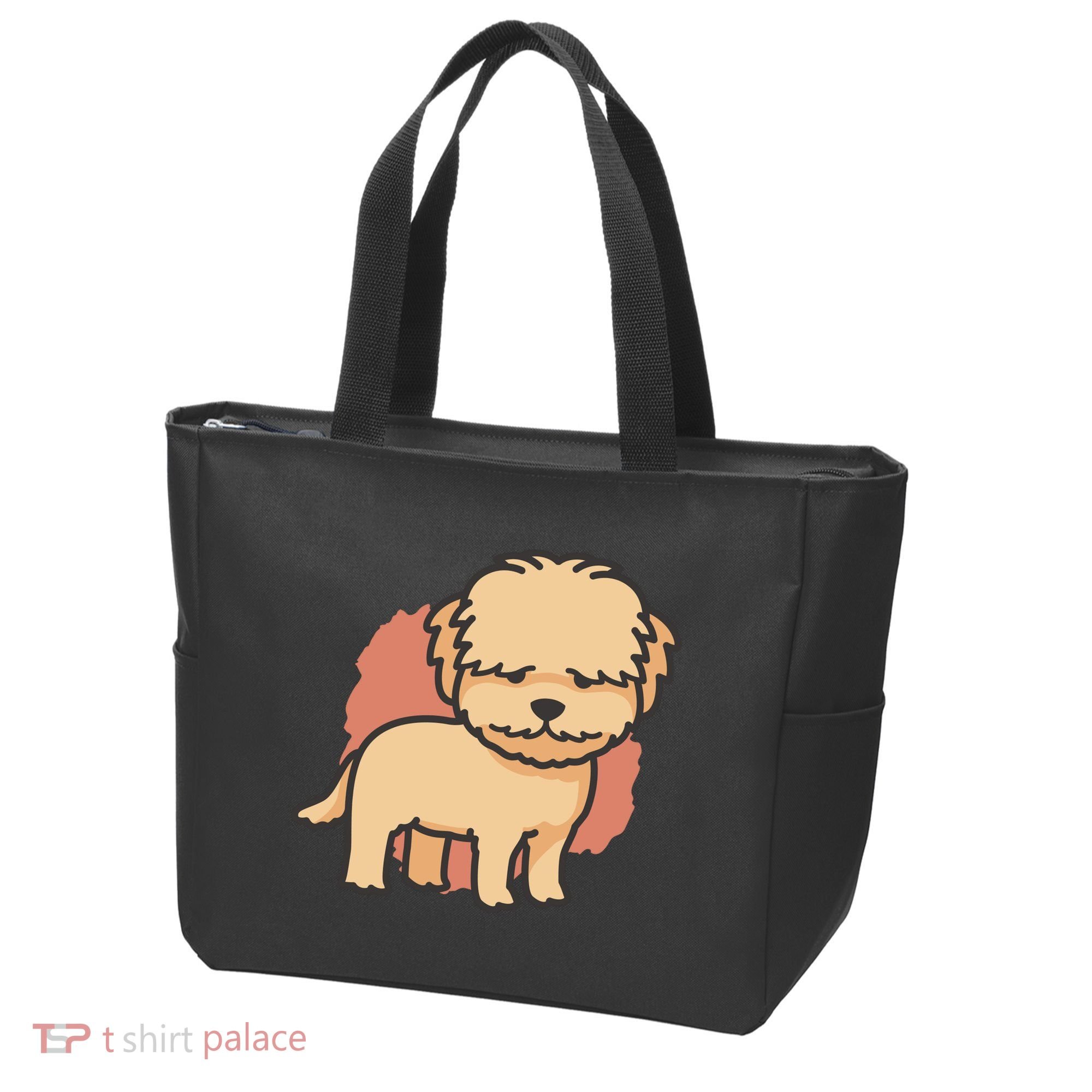 Cute Goldendoodle Dog Tote Bag